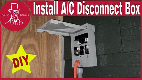 ac off electrical box|diy ac disconnect box.